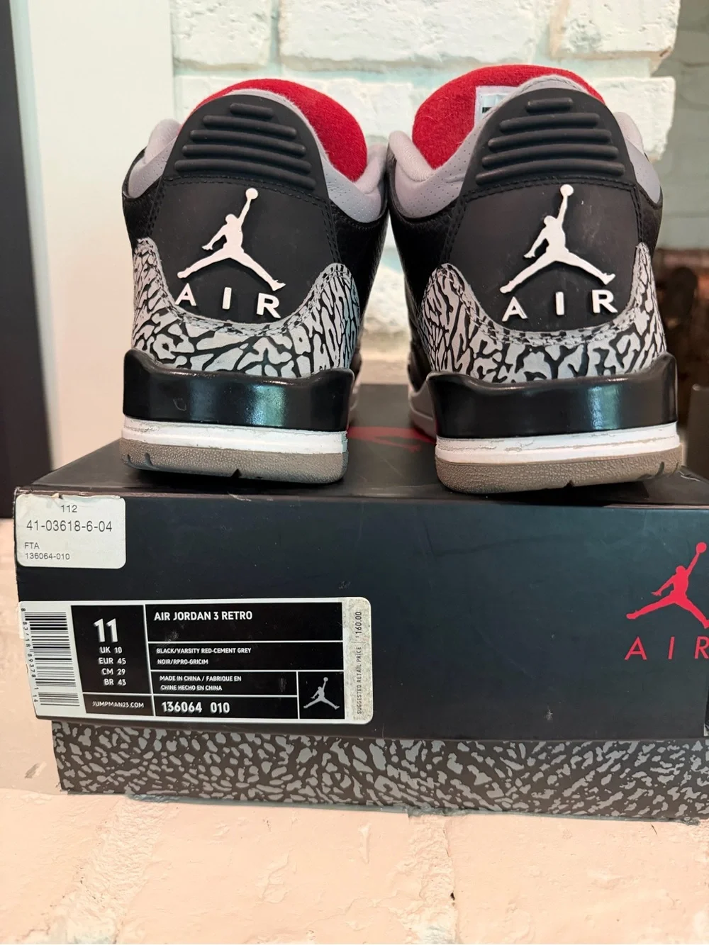 Air Jordan 3 Retro Black Cement